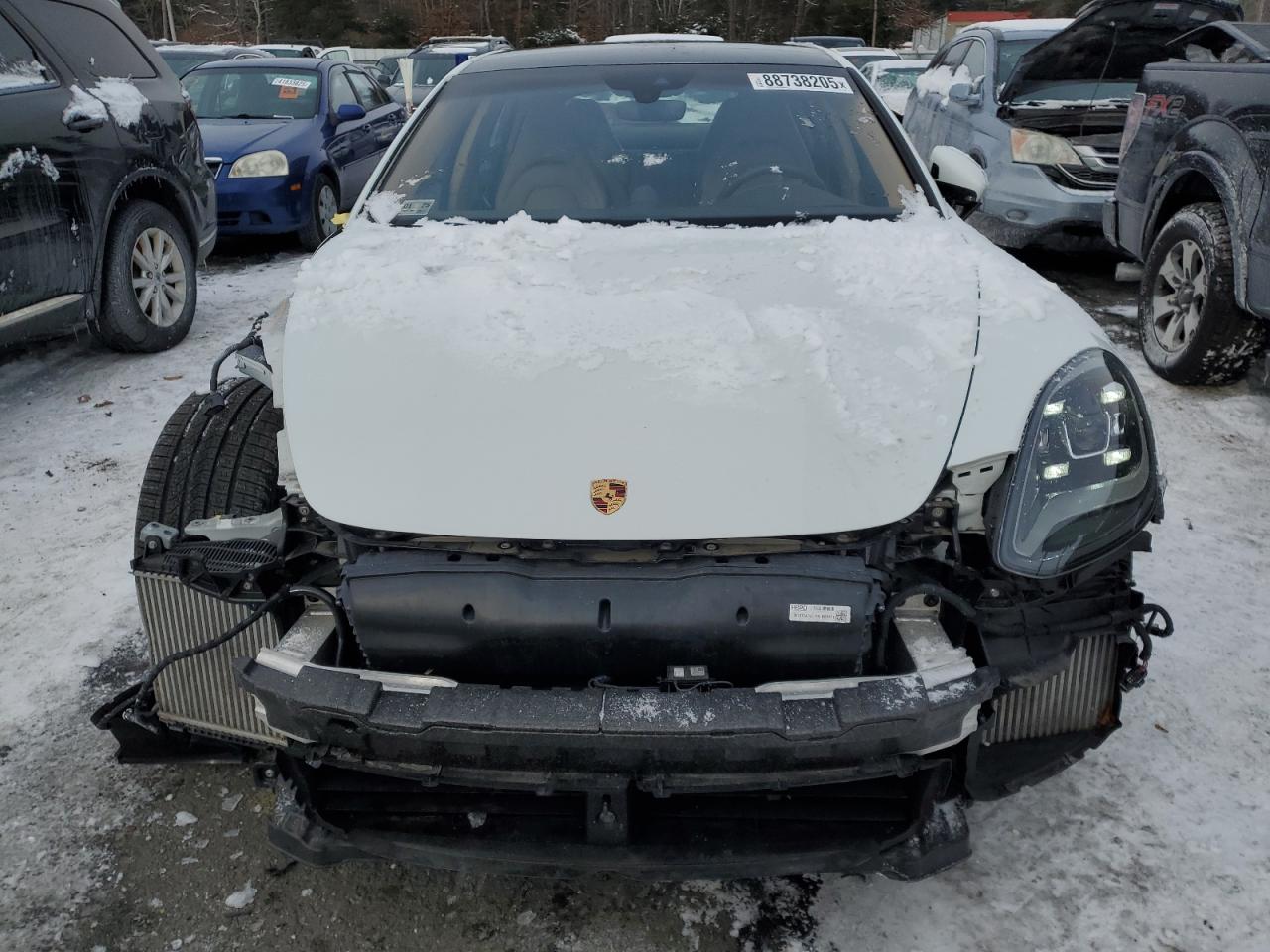 2020 Porsche Panamera VIN WP0AE2A73LL131567 Copart auction photo, front end / side damage thumbnail 5
