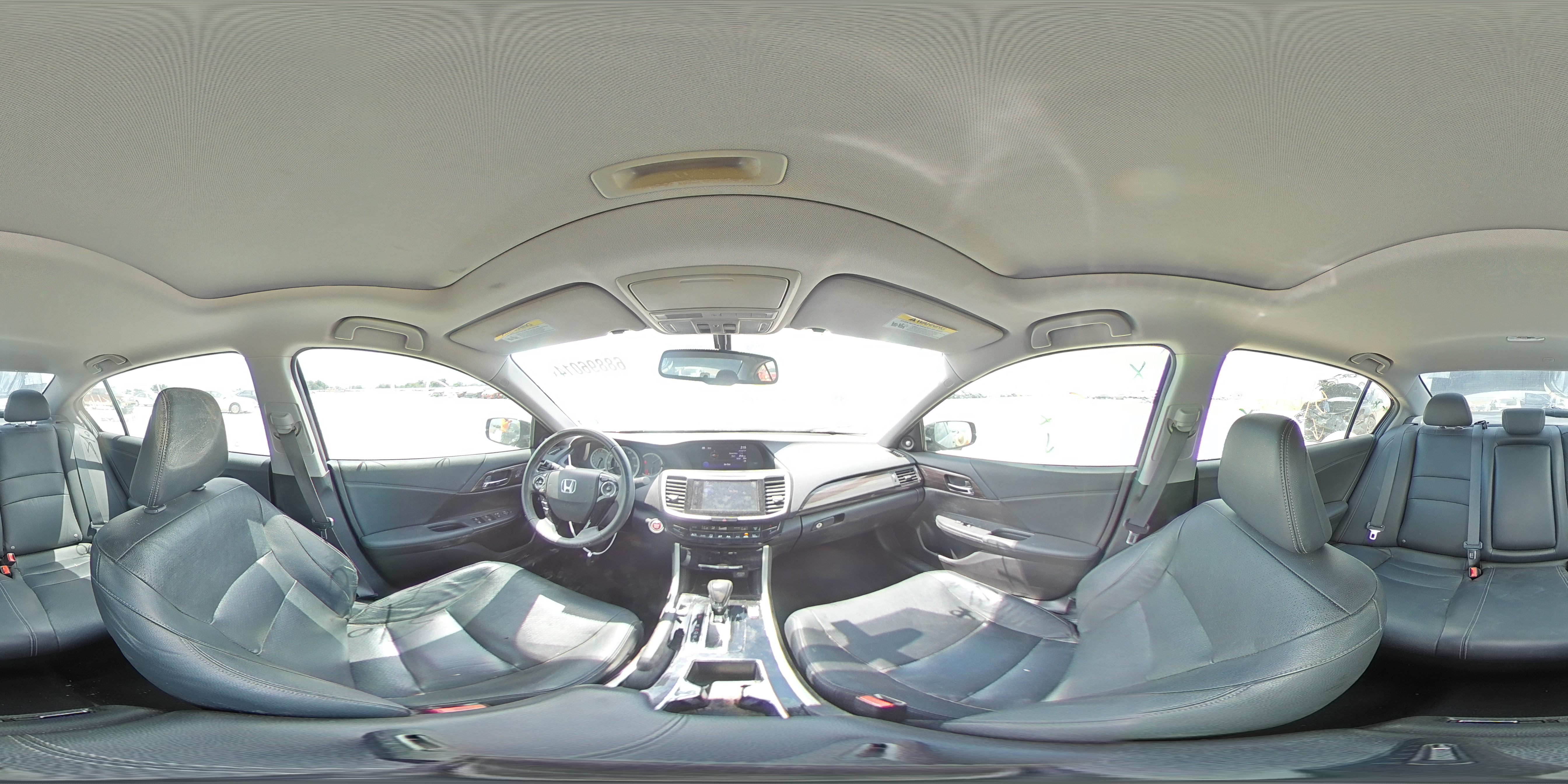2017 Honda Accord VIN 1HGCR2F83HA015174 Copart auction photo, rear end damage thumbnail 12