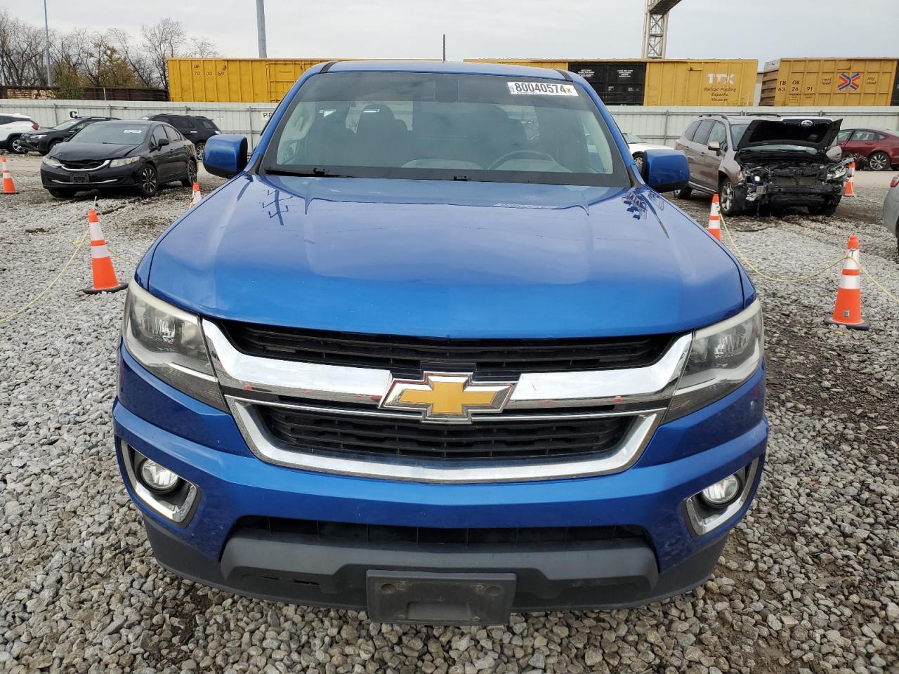 2018 Chevrolet Colorado VIN 1GCHTCEN1J1177541 Copart auction photo, rear end / unknown damage thumbnail 5