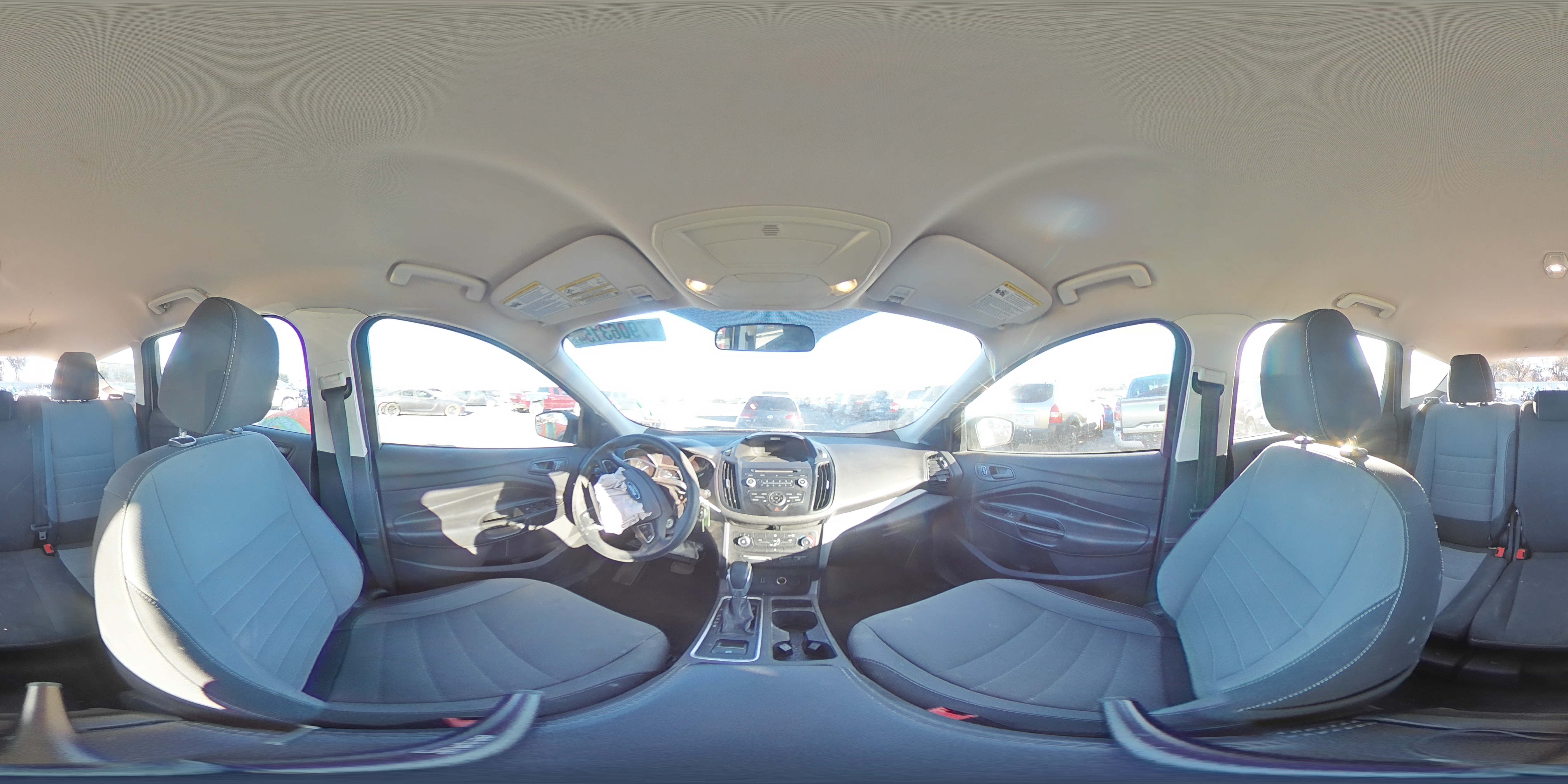 2017 Ford Escape VIN 1FMCU0F76HUE74217 Copart auction photo, front end damage thumbnail 14