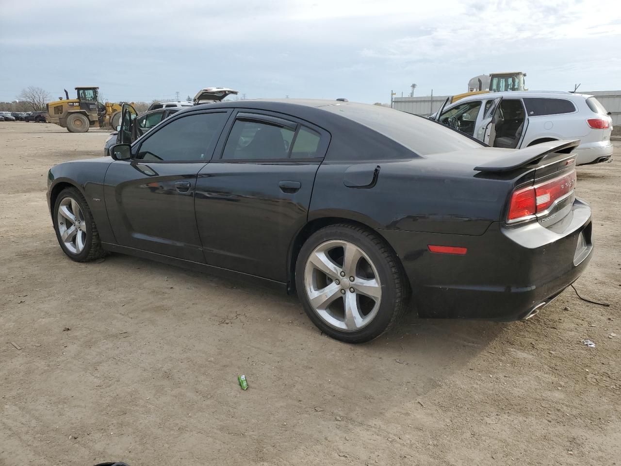 2013 Dodge Charger VIN 2C3CDXCTXDH644918 Copart auction photo, side / rear end damage thumbnail 2