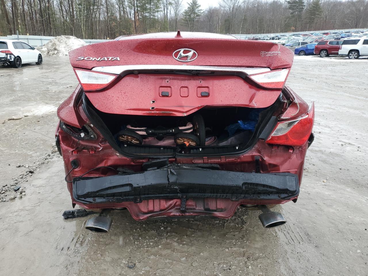 2011 Hyundai Sonata VIN 5NPEC4AC7BH277179 Copart auction photo, rear end / side damage thumbnail 6