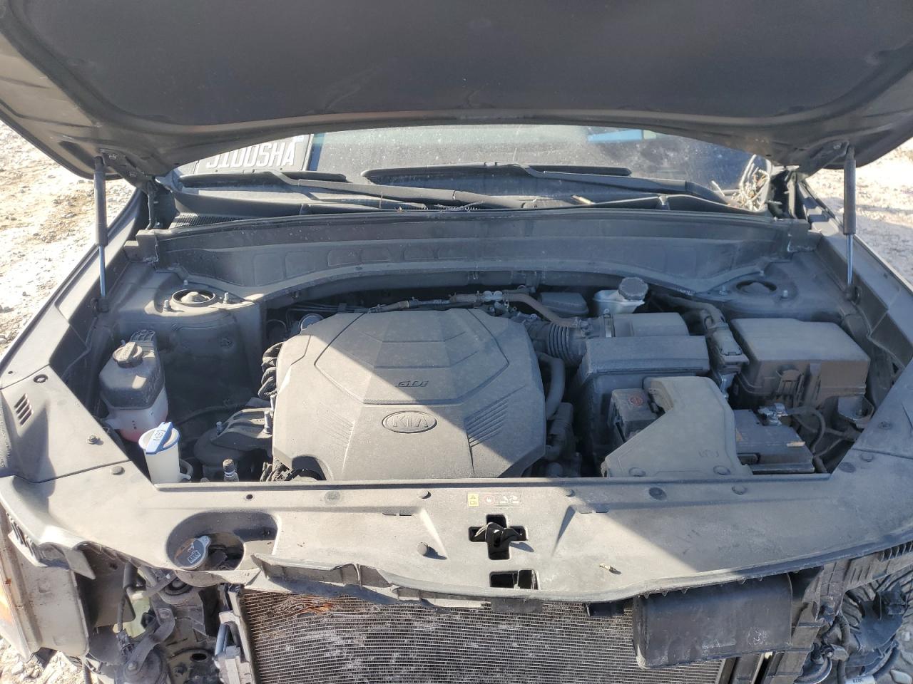 2021 KIA Telluride VIN 5XYP5DHC7MG160009 Copart auction photo, front end / side damage thumbnail 13