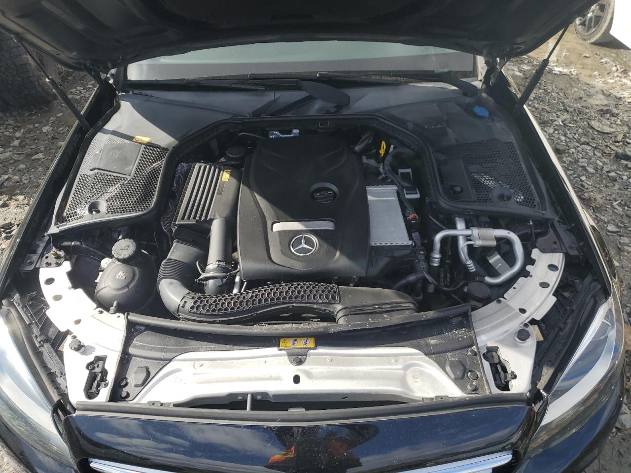2016 Mercedes-Benz C-klasse VIN 55SWF4JB2GU155580 Copart auction photo, side damage thumbnail 13