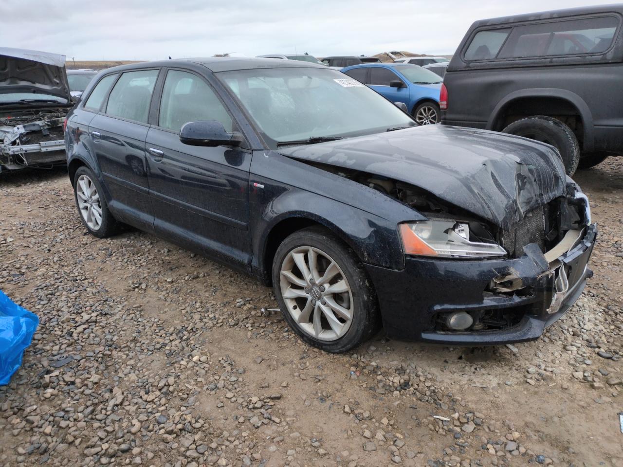 2013 Audi A3 VIN WAUBEAFM9DA006175 Copart auction photo, front end / mechanical damage thumbnail 4