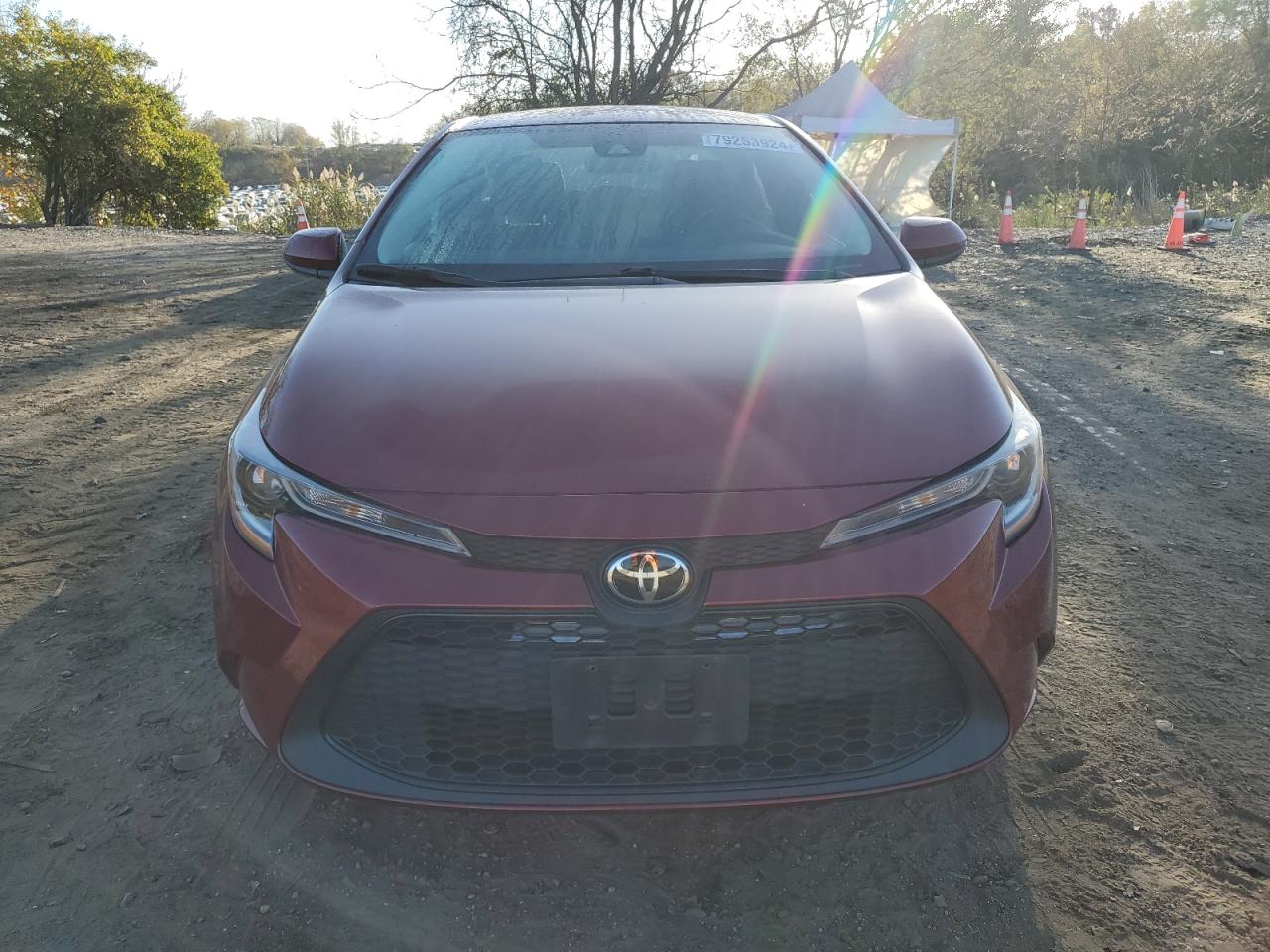 2022 Toyota Corolla VIN 5YFEPMAE2NP310120 Copart auction photo, undercarriage / all over damage thumbnail 5