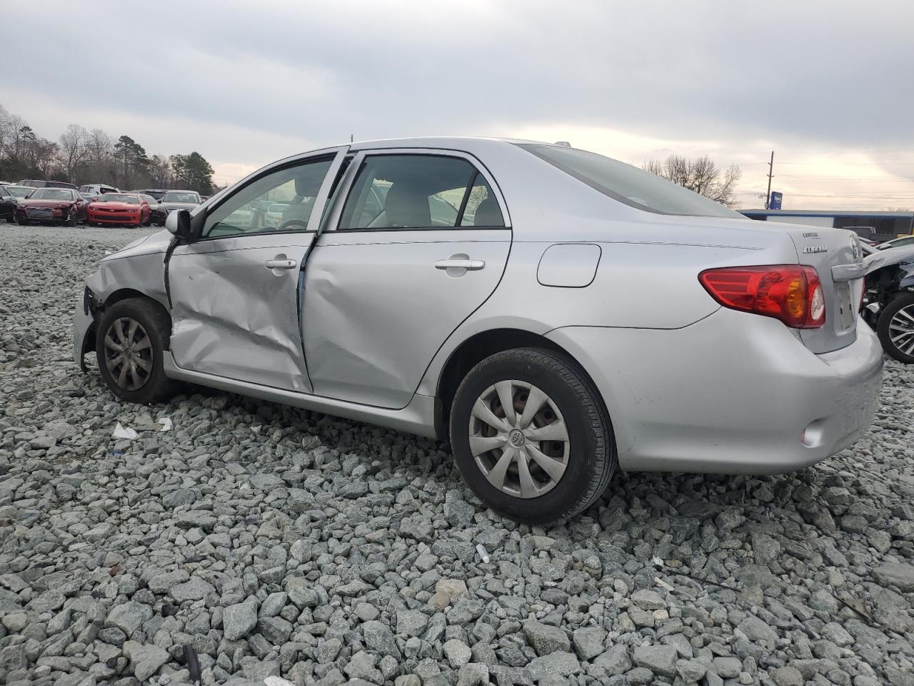 2010 Toyota Corolla VIN JTDBU4EEXA9119485 Copart auction photo, side / front end damage thumbnail 2
