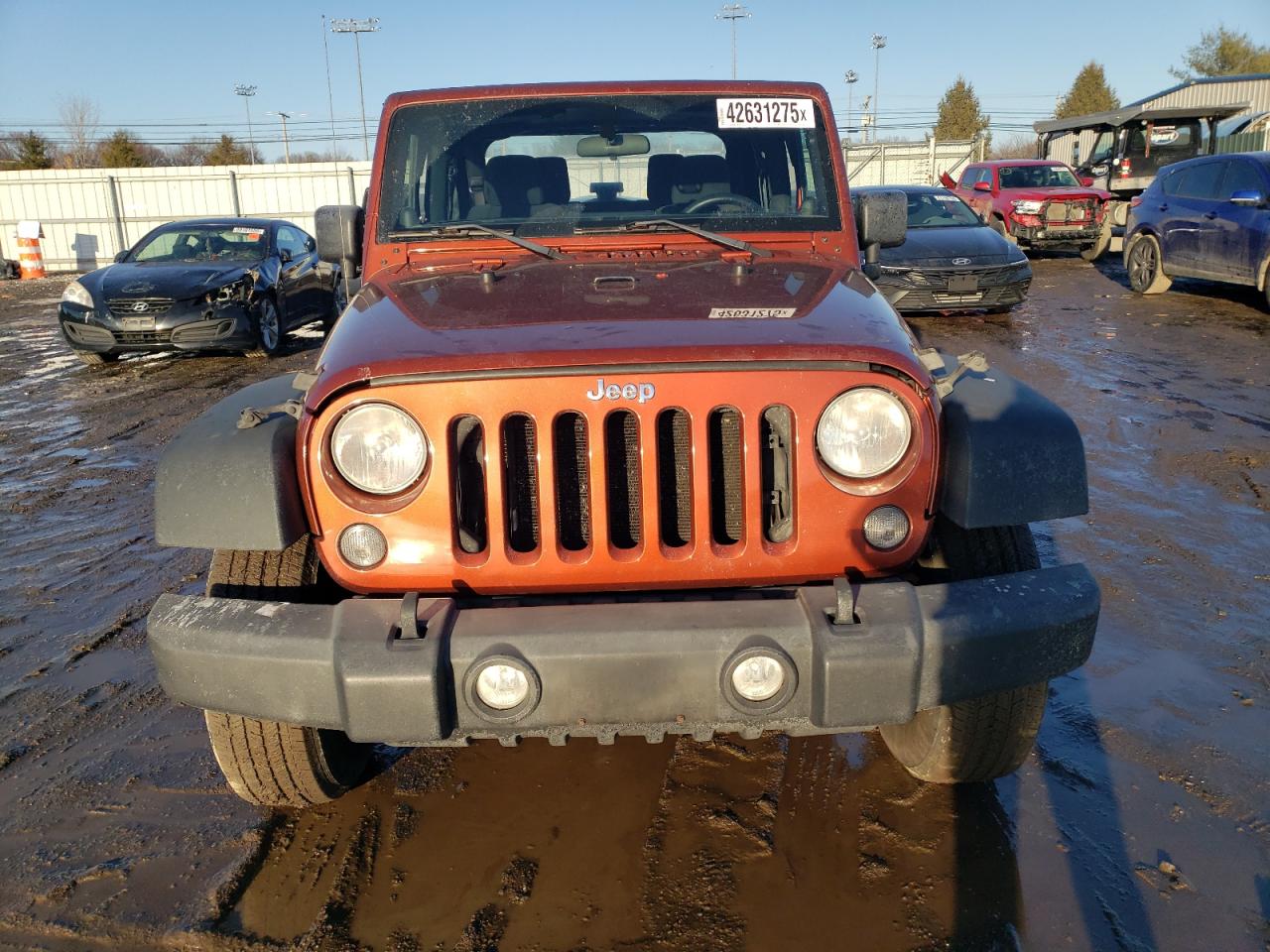 2014 Jeep Wrangler VIN 1C4AJWAG5EL272663 Copart auction photo, mechanical / minor dent/scratches damage thumbnail 5