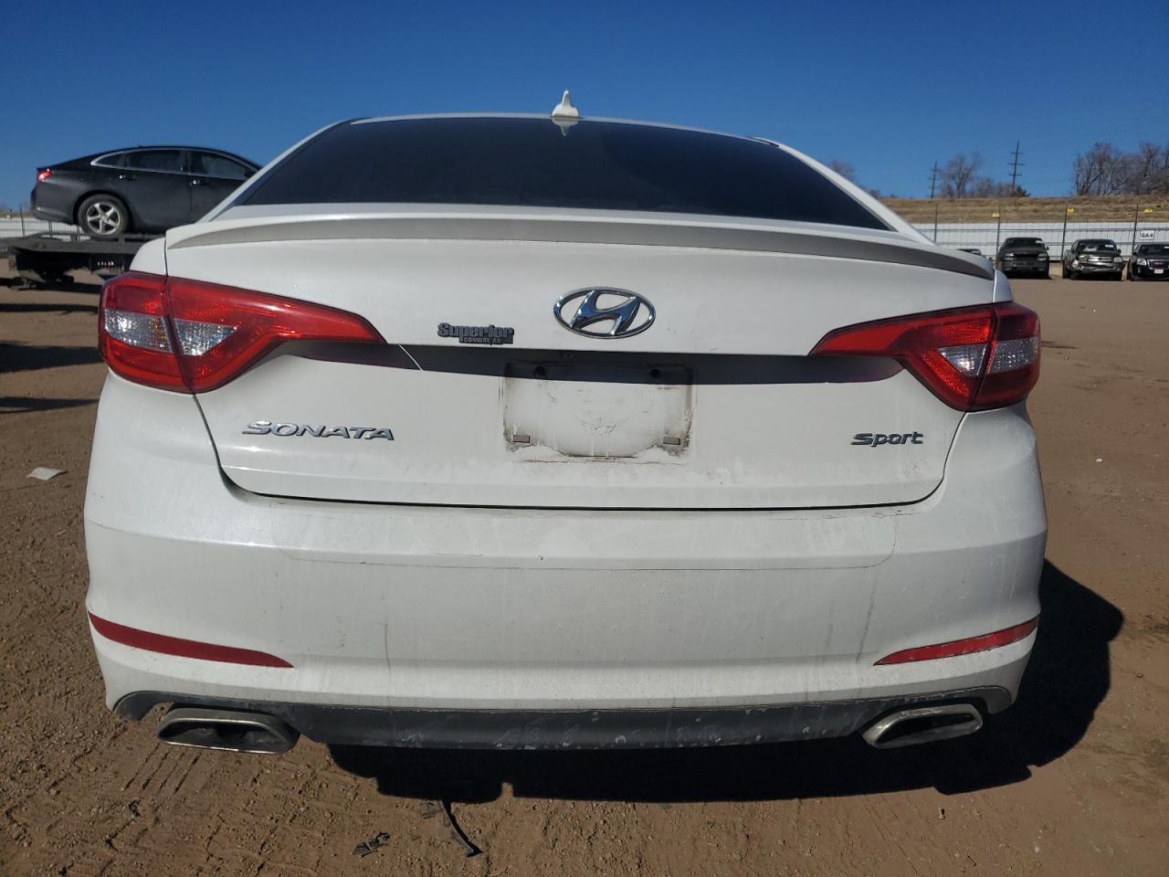 2015 Hyundai Sonata VIN 5NPE34AFXFH095752 Copart auction photo, front end damage thumbnail 6