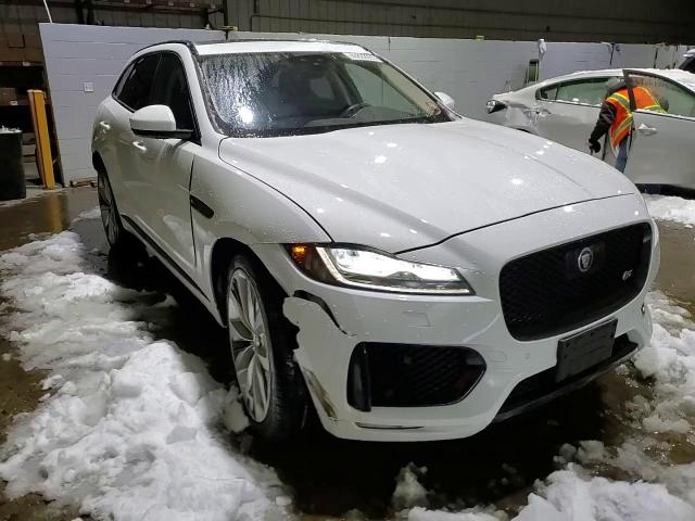 2019 Jaguar F-Pace VIN SADCM2FV4KA369008 Copart auction photo, front end / side damage thumbnail 14