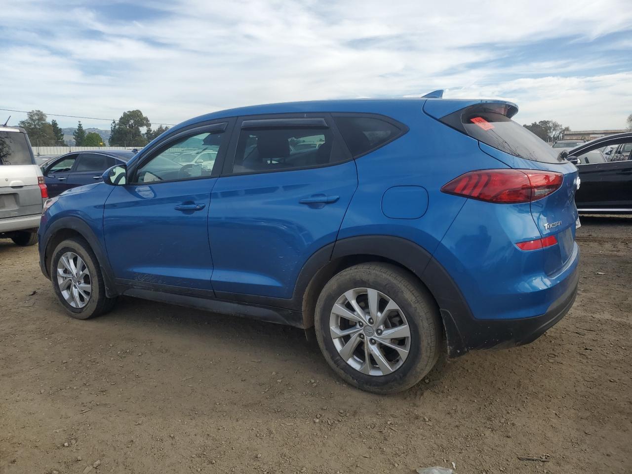2020 Hyundai Tucson VIN KM8J23A46LU204599 Copart auction photo, vandalism damage thumbnail 2