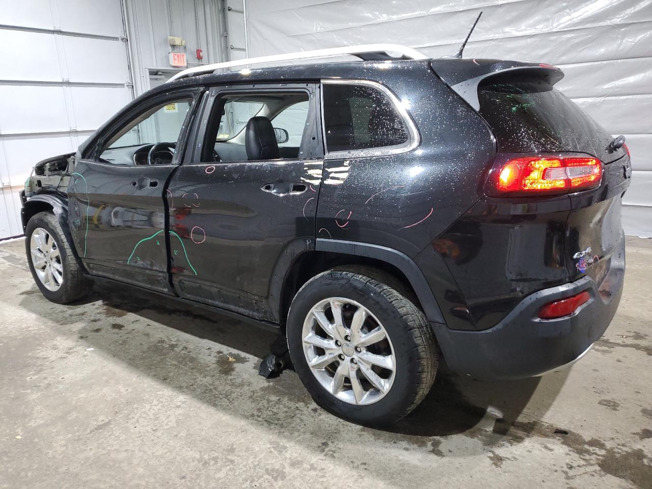 2014 Jeep Grand Cherokee VIN 1C4PJMDS8EW250329 Copart auction photo, front end / side damage thumbnail 2