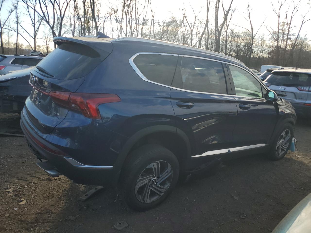 2022 Hyundai Santa Fe VIN 5NMS2DAJ7NH397585 Copart auction photo, all over damage thumbnail 3