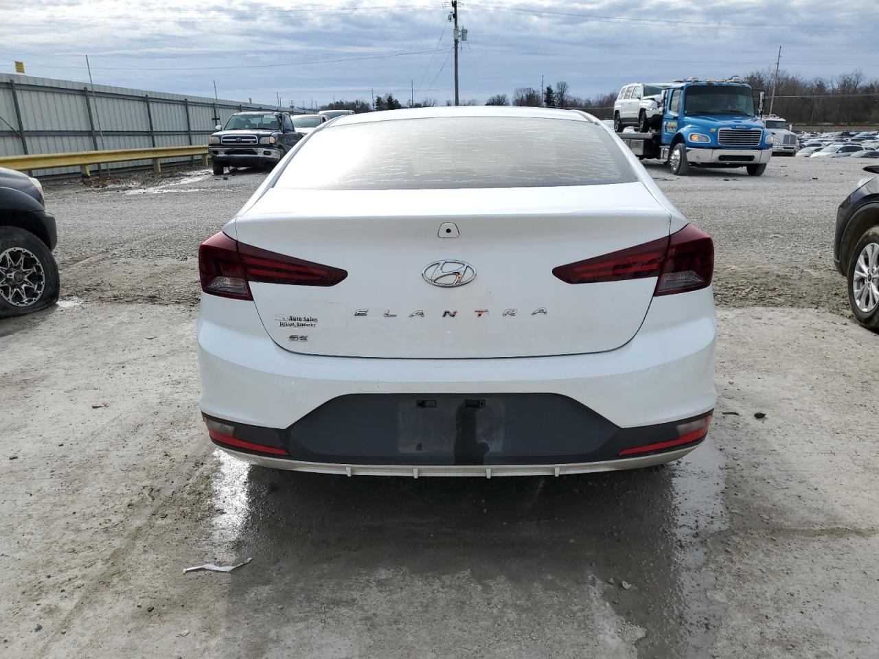 2019 Hyundai Elantra VIN 5NPD74LF2KH473926 Copart auction photo, front end / side damage thumbnail 6
