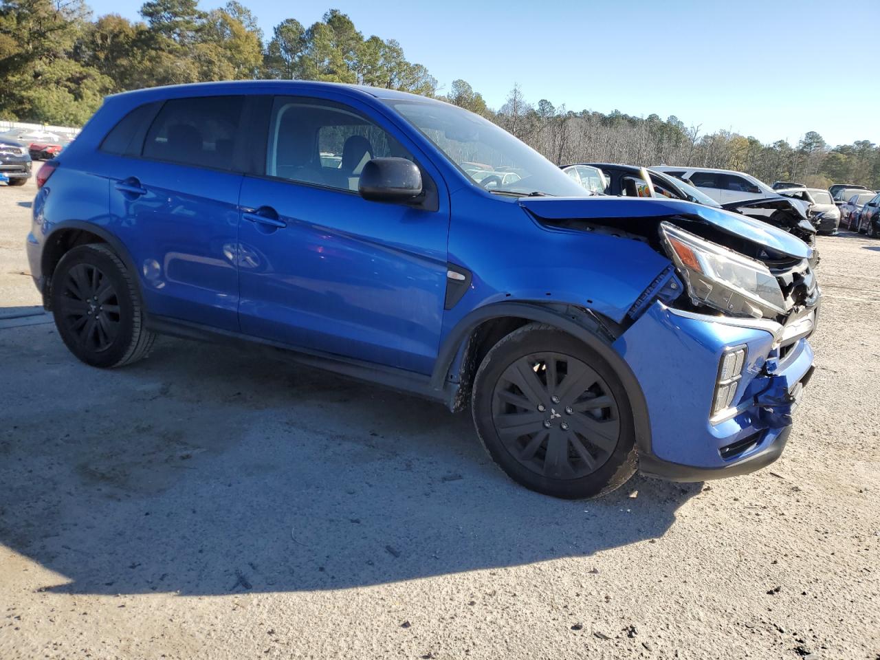 2021 Mitsubishi Outlander VIN JA4APUAU7MU005407 Copart auction photo, front end damage thumbnail 4