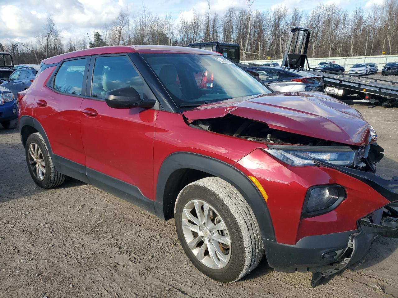2021 Chevrolet TrailBlazer VIN KL79MNSL0MB123823 Copart auction photo, front end damage thumbnail 4