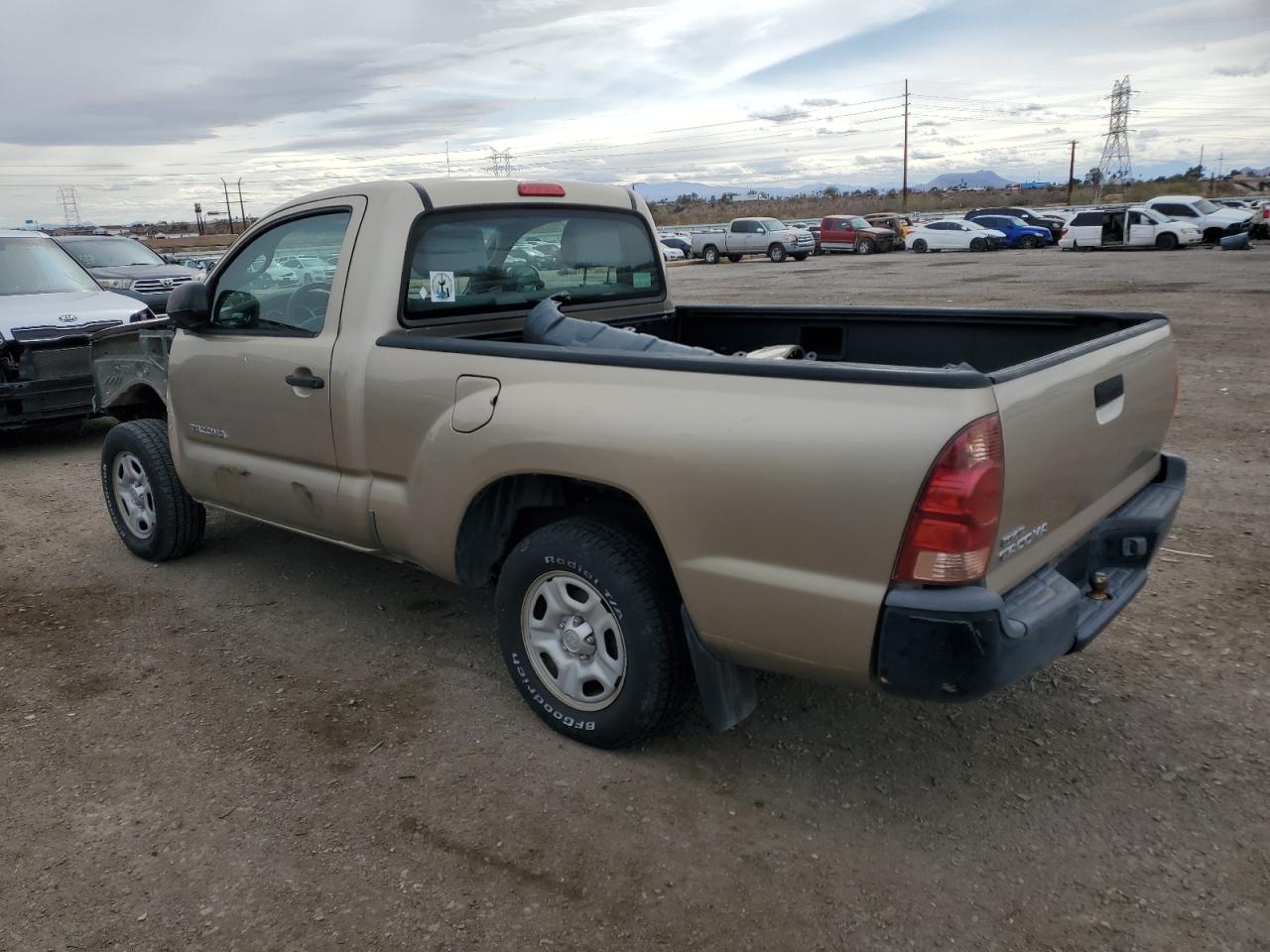 2006 Toyota Tacoma VIN 5TENX22N76Z253881 Copart auction photo, front end / side damage thumbnail 2