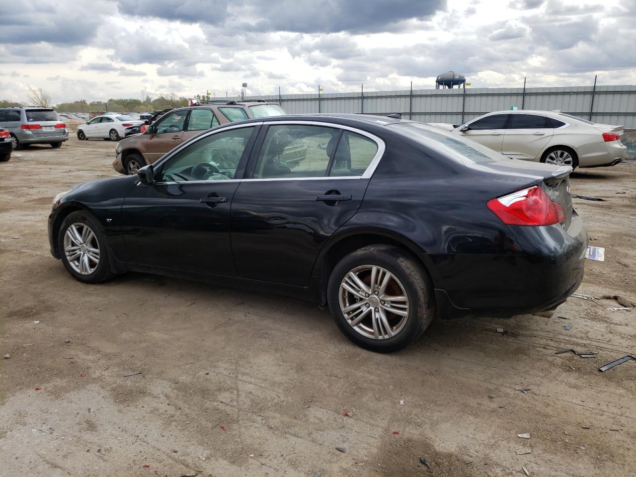 2015 Infiniti Q40 VIN JN1CV6AR7FM650060 Copart auction photo, front end damage thumbnail 2
