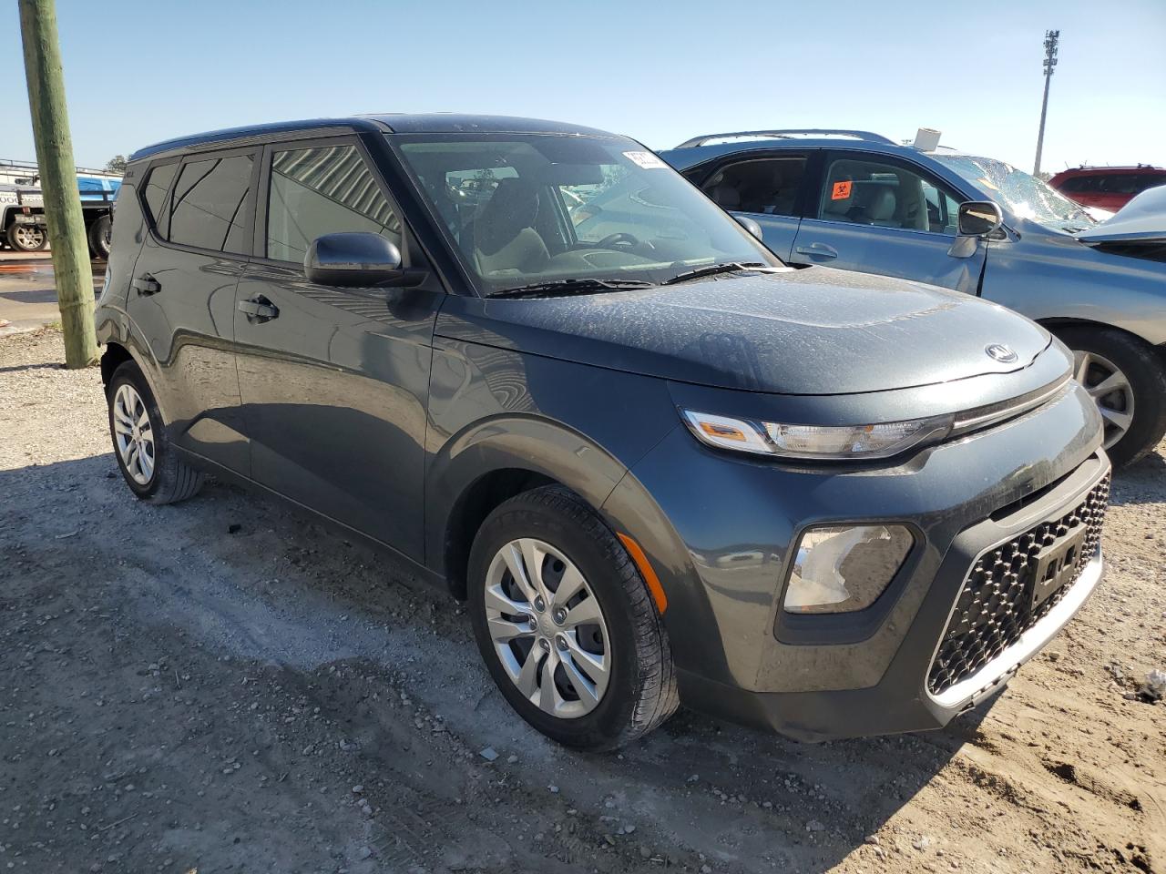 2020 KIA Soul VIN KNDJ23AU0L7068215 Copart auction photo, rear end damage thumbnail 4