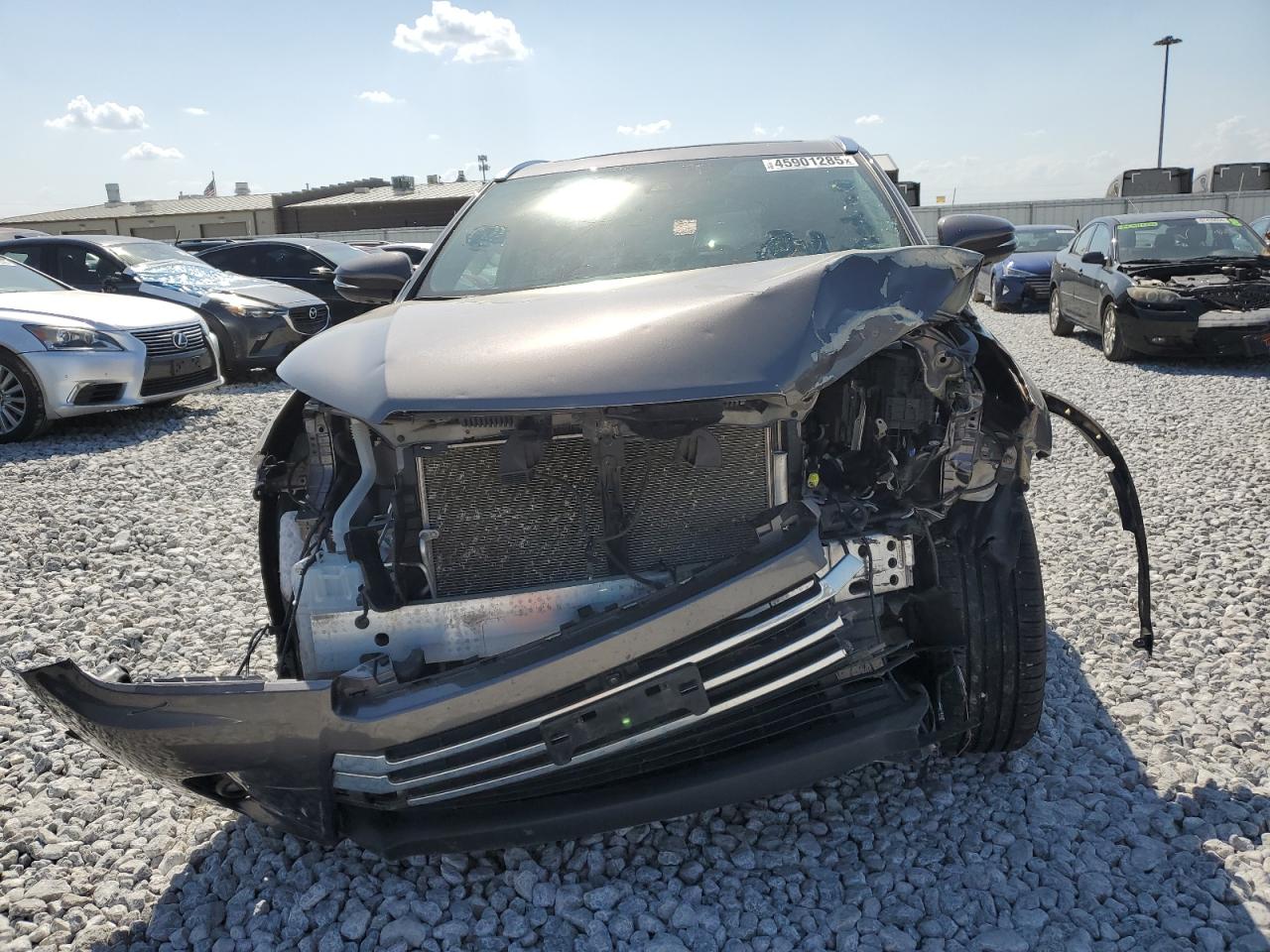 2018 Toyota Highlander VIN 5TDDZRFH8JS861160 Copart auction photo, front end / hail damage thumbnail 5