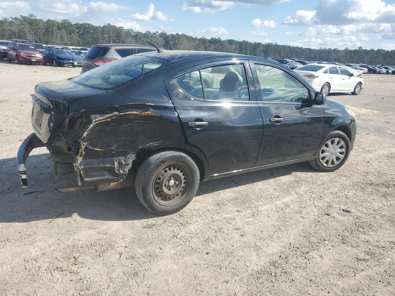 2015 Nissan Versa VIN 3N1CN7AP1FL826132 Copart auction photo, rear end damage thumbnail 3
