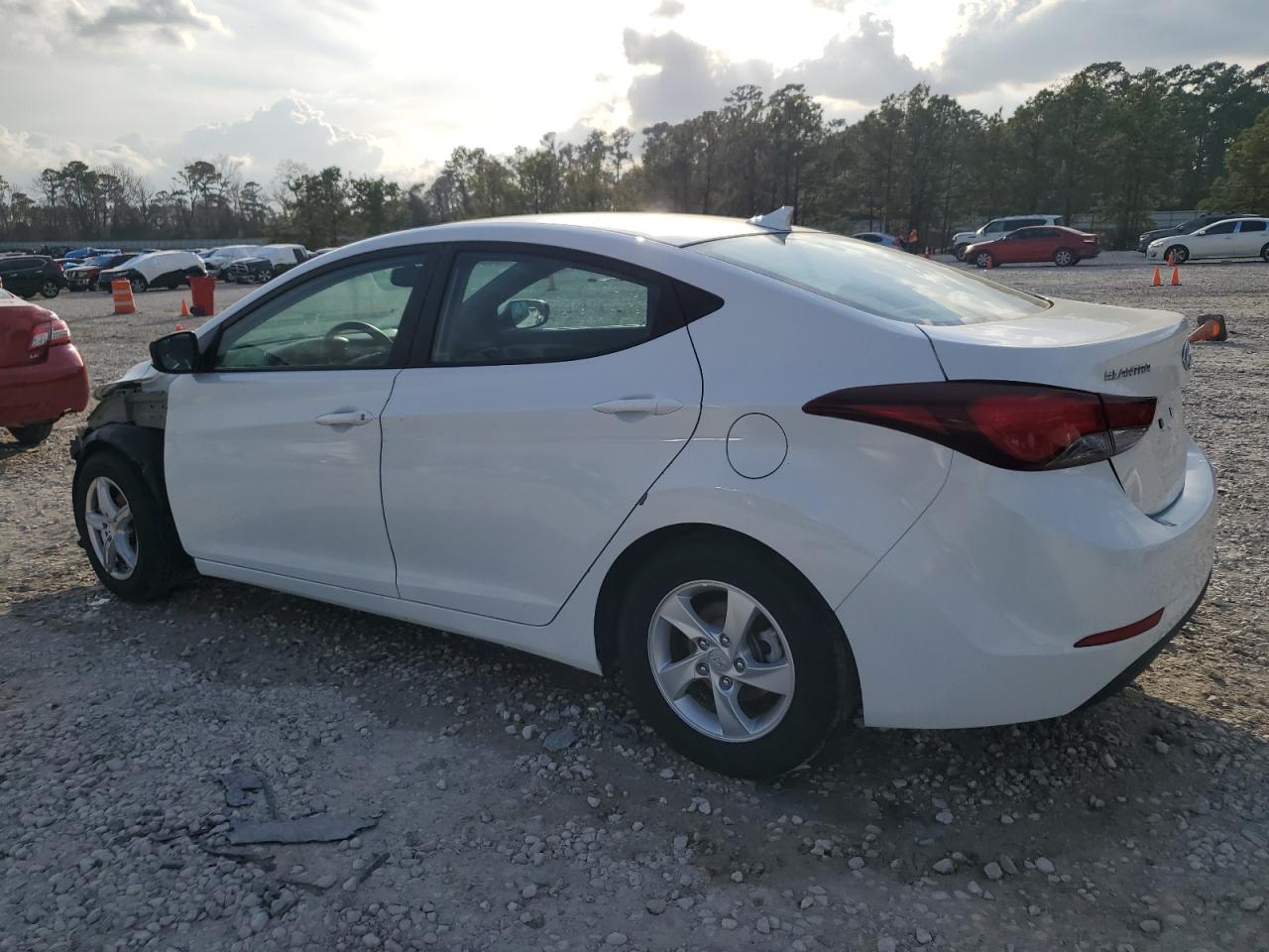 2015 Hyundai Elantra VIN 5NPDH4AE1FH604373 Copart auction photo, front end damage thumbnail 2