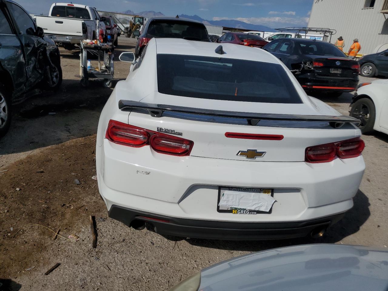 2021 Chevrolet Camaro VIN 1G1FB1RX0M0105355 Copart auction photo, front end / frame damage damage thumbnail 6