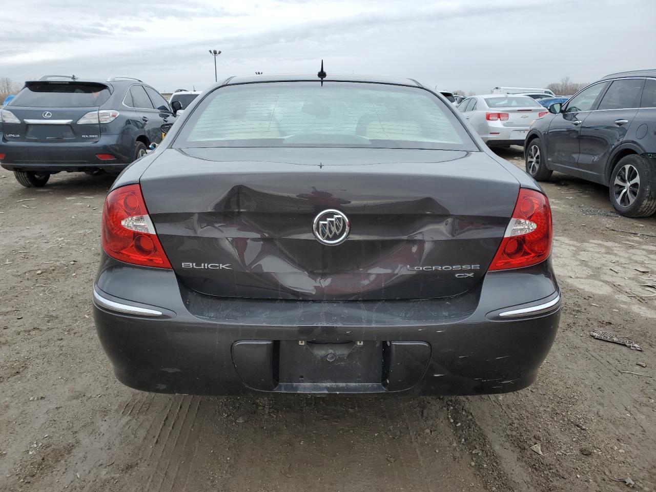 2009 Buick LaCrosse VIN 2G4WC582391148547 Copart auction photo, rear end / side damage thumbnail 6
