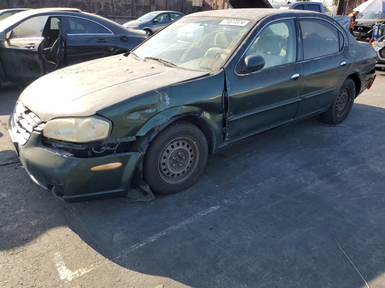 2000 Nissan Maxima VIN JN1CA31D1YT734012