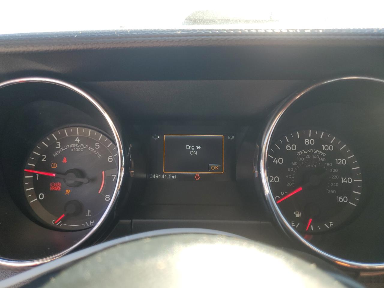 2015 Ford Mustang VIN 1FA6P8CF9F5357134 Copart auction photo, side / rear end damage thumbnail 9