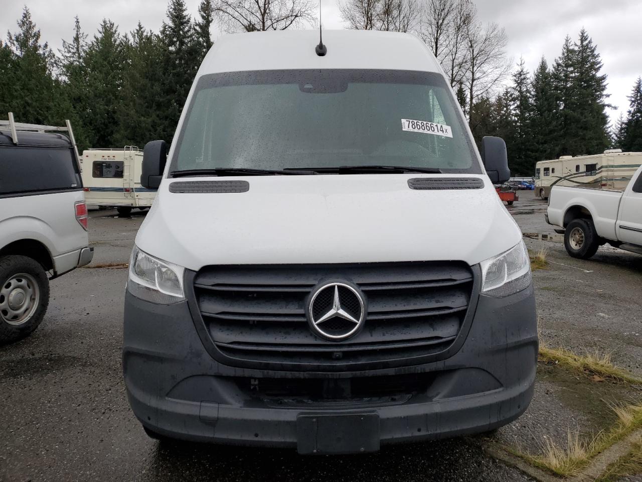 2024 Mercedes-Benz Sprinter VIN W1Y4KBHY5RT161419 Copart auction photo, rear end / side damage thumbnail 5
