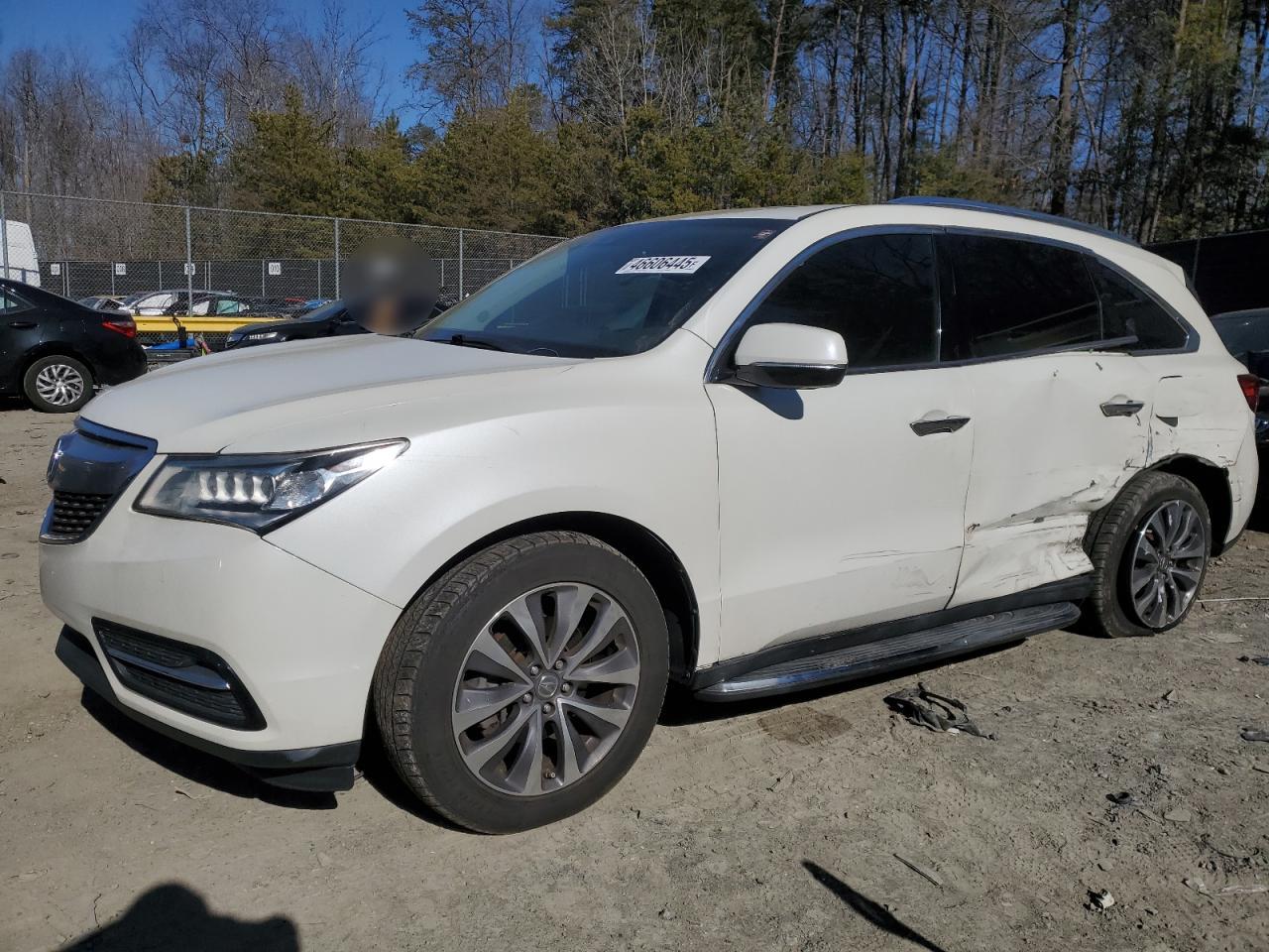 2016 Acura MDX VIN 5FRYD4H45GB001452