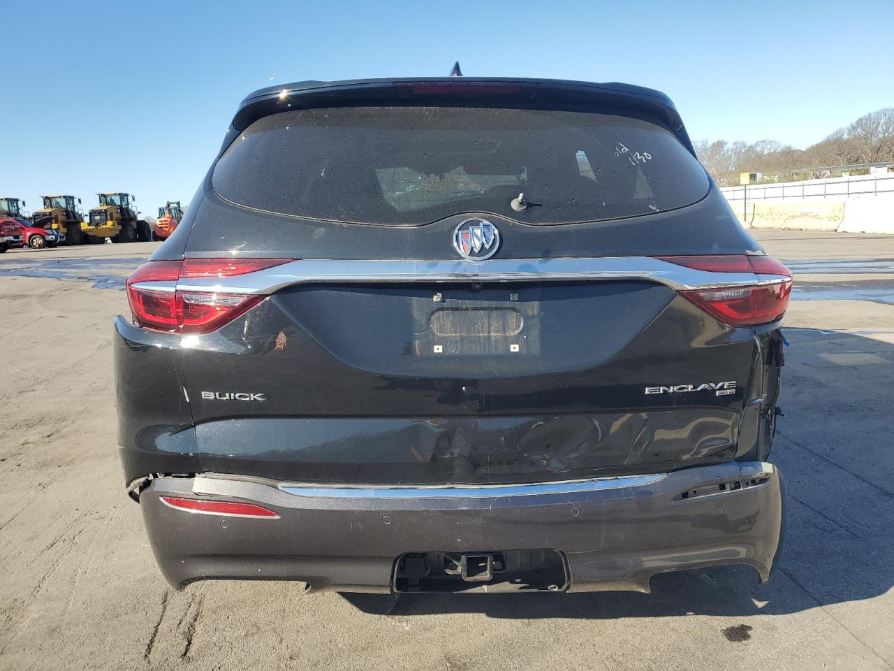 2018 Buick Enclave VIN 5GAEVAKW1JJ185414 Copart auction photo, front end / side damage thumbnail 6