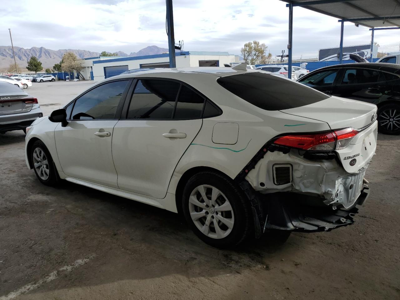 2020 Toyota Corolla VIN JTDEPRAE8LJ100975 Copart auction photo, rear end damage thumbnail 2