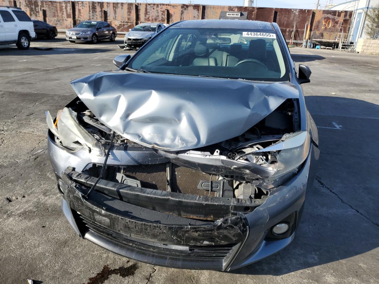 2015 Toyota Corolla VIN 5YFBURHE6FP347381 Copart auction photo, front end damage thumbnail 5