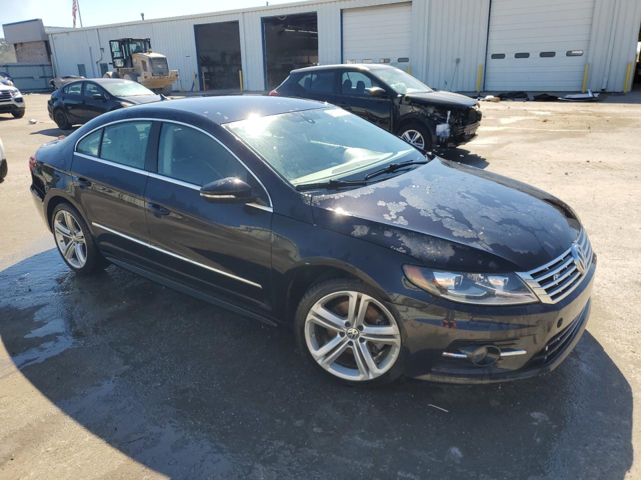 2015 Volkswagen Passat CC VIN WVWBP7ANXFE815907 Copart auction photo, rear end / side damage thumbnail 4