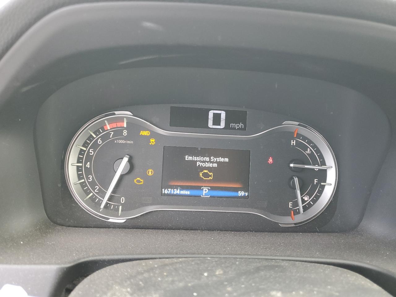 2016 Honda Pilot VIN 5FNYF6H82GB005369 Copart auction photo, all over / vandalism damage thumbnail 9