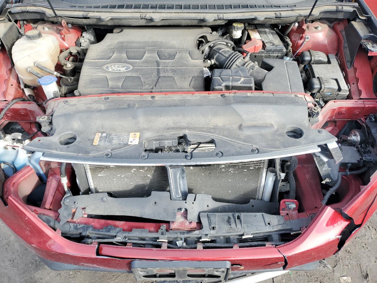 2015 Ford Edge VIN 2FMTK4J89FBB13774 Copart auction photo, front end damage thumbnail 12