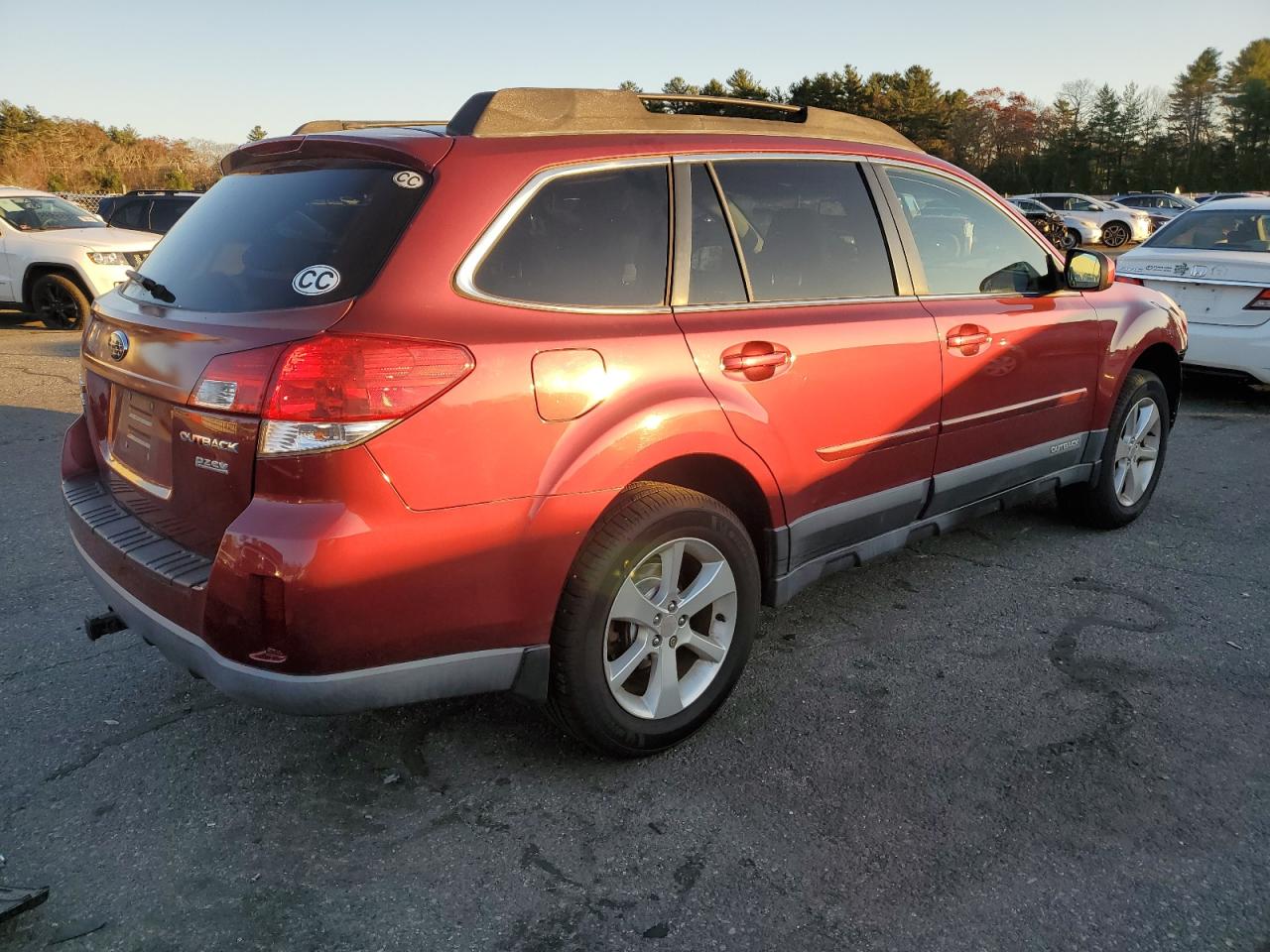 2013 Subaru Outback VIN 4S4BRBGC5D3286342 Copart auction photo, front end / minor dent/scratches damage thumbnail 3