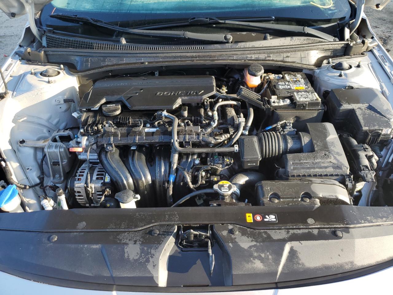 2021 Hyundai Elantra VIN 5NPLM4AG7MH045112 Copart auction photo, water/flood damage thumbnail 11