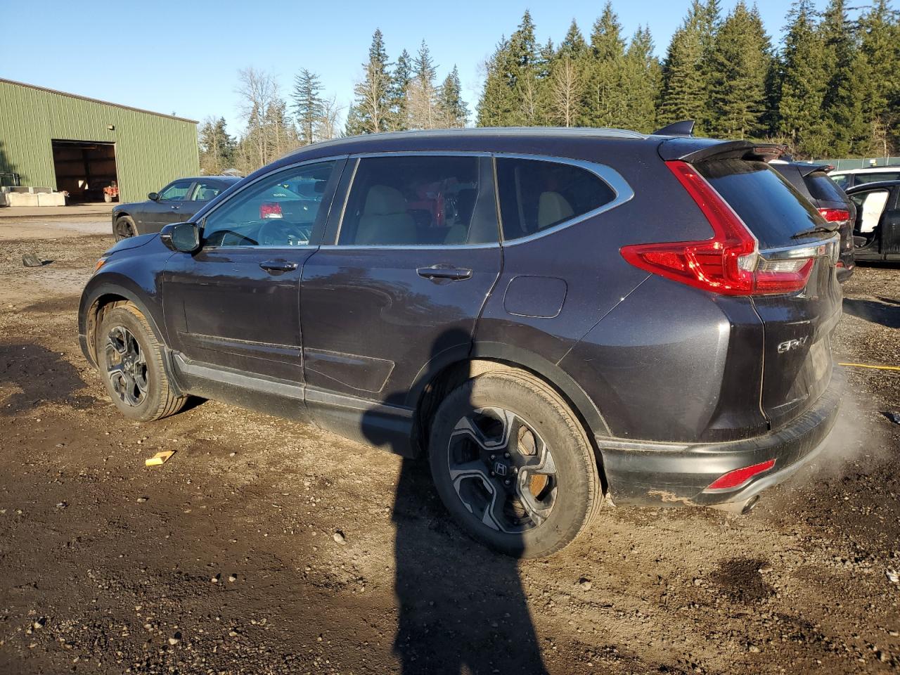2017 Honda CR-V VIN 2HKRW2H93HH602927 Copart auction photo, all over damage thumbnail 2