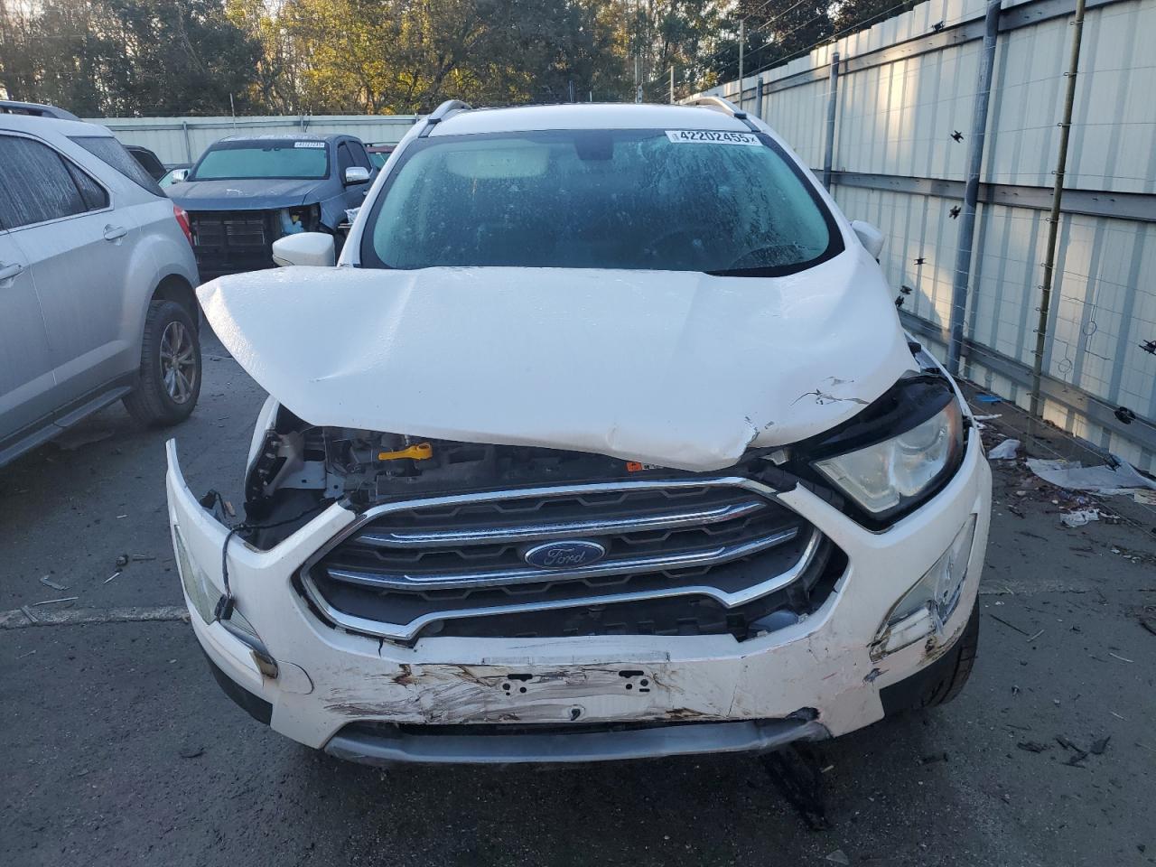 2020 Ford EcoSport VIN MAJ6S3KL9LC330273 Copart auction photo, front end damage thumbnail 5