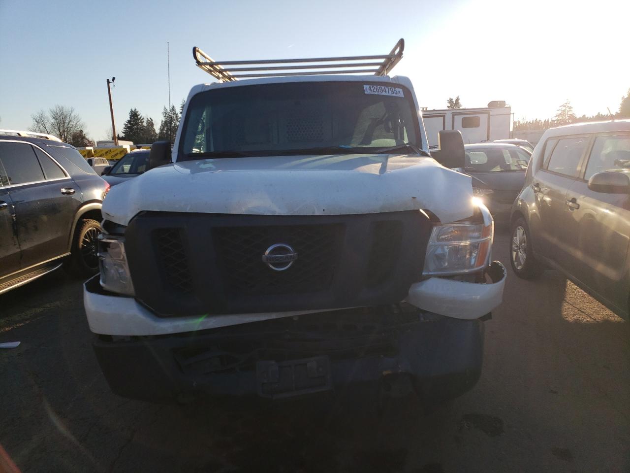 2016 Nissan NV VIN 1N6BF0KY1GN808443 Copart auction photo, front end damage thumbnail 5