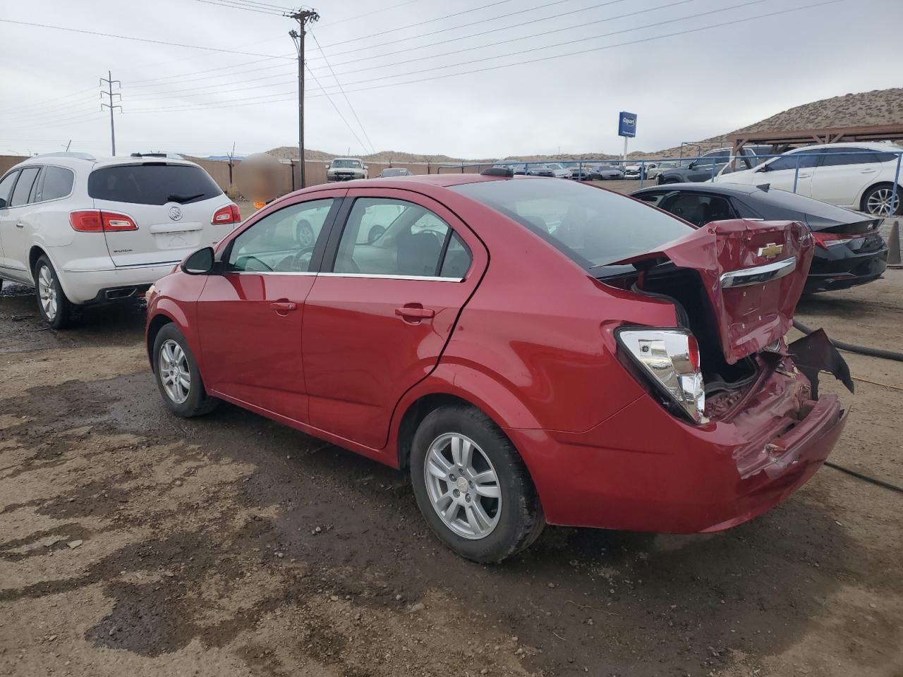 2016 Chevrolet Sonic VIN 1G1JC5SH3G4144228 Copart auction photo, rear end damage thumbnail 2