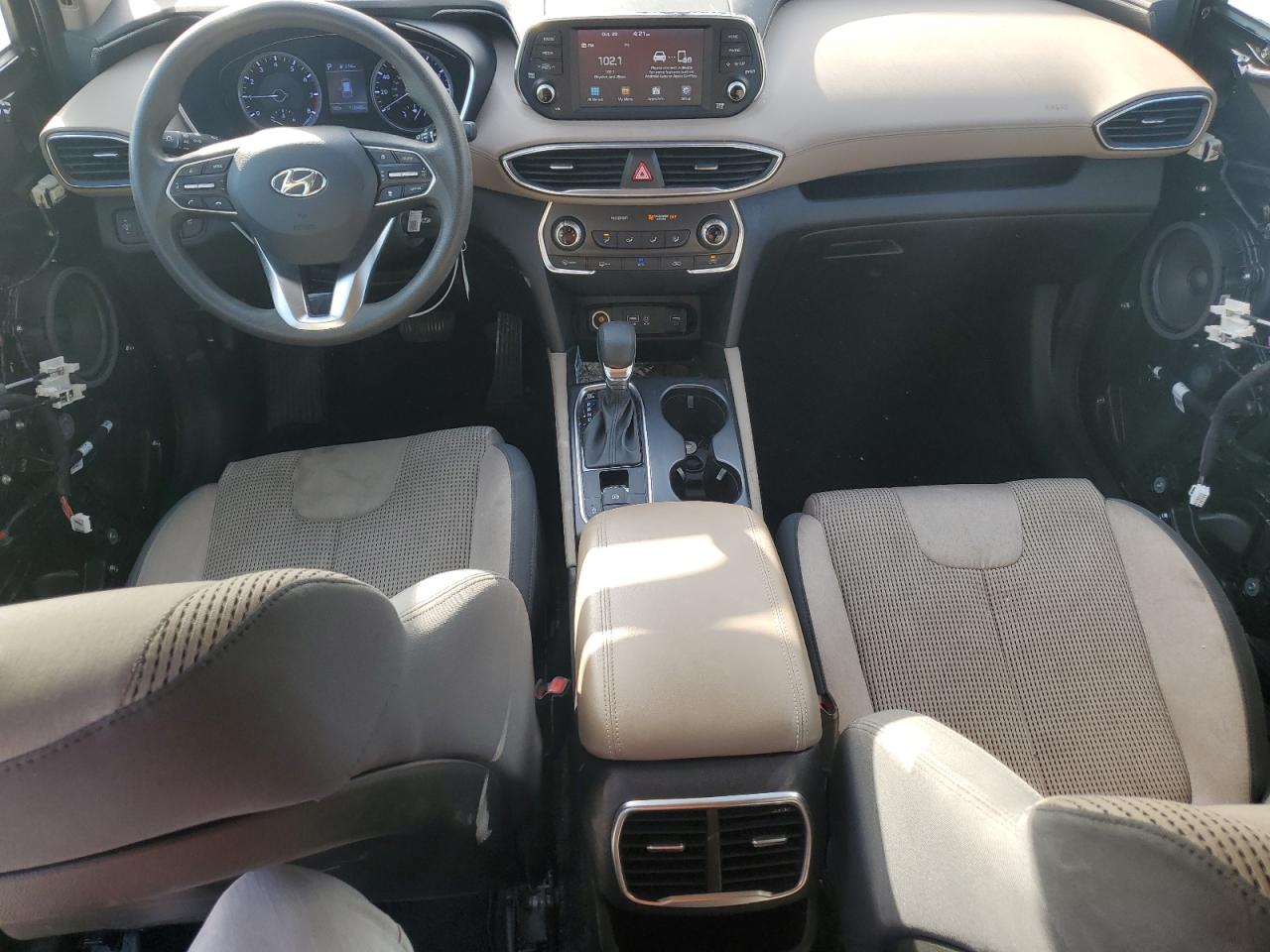 2019 Hyundai Santa Fe VIN 5NMS23ADXKH079606 Copart auction photo, front end damage thumbnail 8