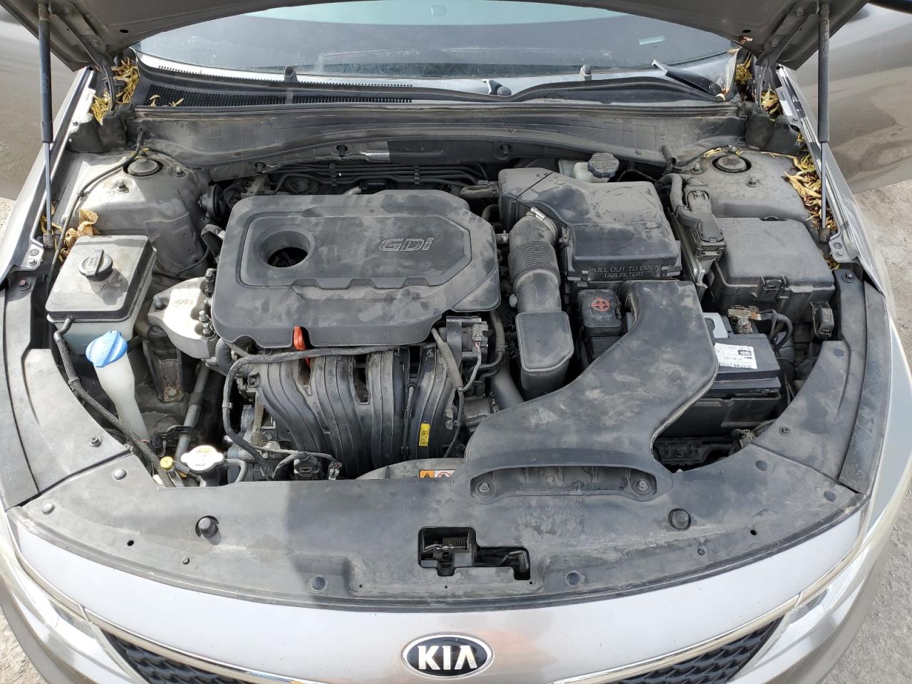 2016 KIA Optima VIN 5XXGT4L39GG002437 Copart auction photo, side damage thumbnail 11