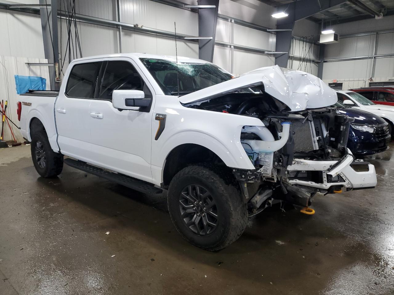 2023 Ford F-150 VIN 1FTEW1E8XPFA83355 Copart auction photo, front end damage thumbnail 4