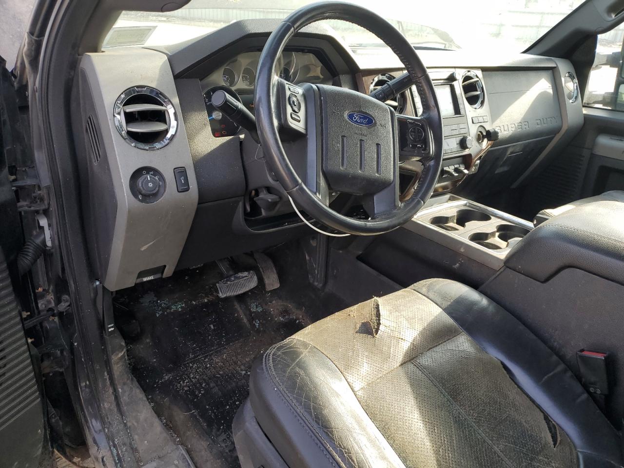 2011 Ford F350 VIN 1FT8X3BT7BEA93032 Copart auction photo, side damage thumbnail 8