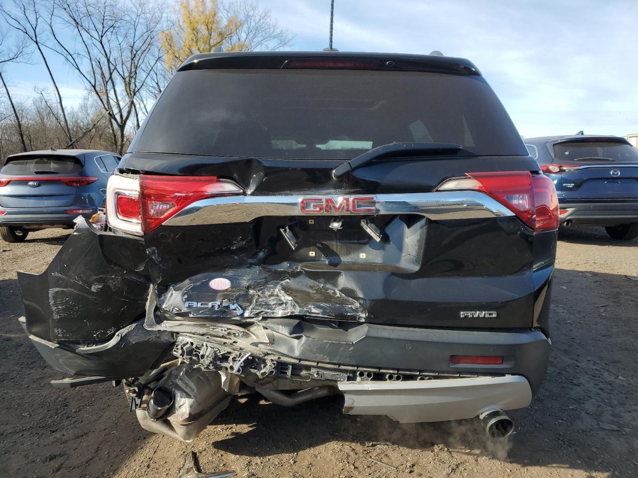 2019 GMC Acadia VIN 1GKKNULS5KZ139722 Copart auction photo, rear end / side damage thumbnail 6