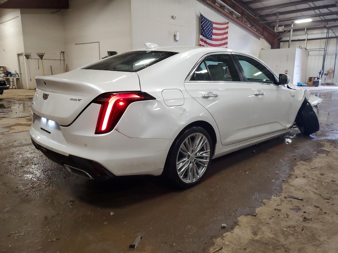 2020 Cadillac CT4 VIN 1G6DF5RK0L0154135 Copart auction photo, side / mechanical damage thumbnail 3
